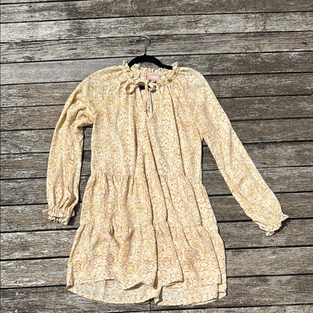 Show Me Your Mumu Birdie Mini Dress ~ Desert Snake